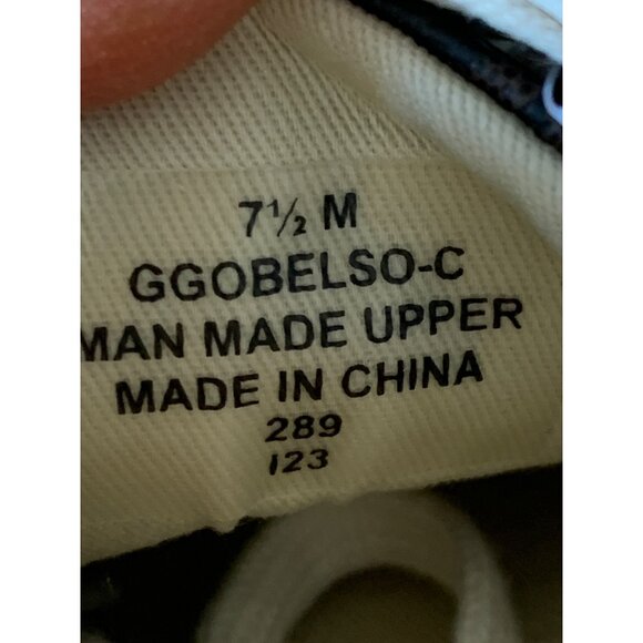 GBG G by Guess Los Angeles Tennis Shoe Fashion Monogram Size 7.5 low I6967 Bling - Picture 12 of 12